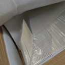 50 Pack Acrylic Sign Holder 8.5x11, Standing L-Shape Vertical Menu Holder Stand, Flyer Display Stand, Table Paper Holder, Plastic Sign Display Stand for Restaurants, Store, Office