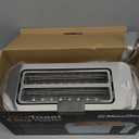 Mueller UltraToast Full Stainless Steel Toaster 4 Slice, Long Extra-Wide Slots for Bagels and Waffles, 6 Browning Levels, LED Display, Cancel/Defrost/Reheat Functions & Removable Tray, Kitchen Gadgets