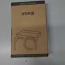 Round Decorative Tray for Coffee Table, Entryway Table, Bathroom Decor, Desk Organizer for Perfume, Candles, Keys, Jewelry Home Decor Trays (Round) (9")