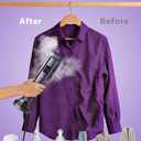 Steamer for Clothes,Portable Handheld Garment Steamer, 200ml Capacity,1000W 15s Fast Heat-UP, Leak-Proof Fabric Quick Wrinkle Remover Ceramic Panel, 2-in-1 Dry & Wet Iron for Home and Travel -Purple
