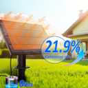 luckystyle 50FT Solar String Lights Outdoor Waterproof with 18+1 LED Bulbs Long Last for 20+Hrs, Commercial Grade Shatterproof USB Patio Solar Powered Lights for CampingBackyard, Garden, Porch Decor
