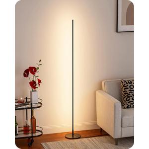 EDISHINE 57.5" Floor Lamp with Remote & Foot Switch, Dimmable & 7CCT