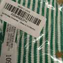 ZAXARRA Baby Christmas Sweatshirt Romper Striped Waffle Knit Jumpsuit Christmas Tree Embroidery Cute Boy Girl Holiday Outfit (Green)