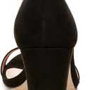 Madden Girl Women's Beella Heeled Sandal, Black Fabric, 8