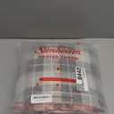 Sunbeam Electric Throw Royal Luxe Microplush Heated Blanket, 4 Heat Settings, 4-Hour Auto Shut-Off, Fast Heating, Warm and Cozy, Grey Rodeen Plaid, 50" x 60"