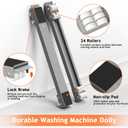 Ronlap Furniture Washing Machine Dolly Extendable Appliance Rollers, Grey