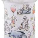 Bear Storage Basket,Nursery Large Hamper Canvas Laundry Basket Foldable With Waterproof Pe Coating,For Kids Boys And Girls, Bathroom, Bedroom, Clothes,Toy Bin