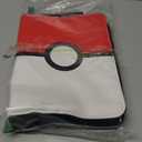 Card Binder 4 Pocket, Trading Card Holder Fits 400 Cards With 50 Removable Sleeves, Portable Collection Card Ablum, Game Card Case book With Zipper for Gift, Red (Large)