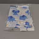 Sadnyy 4 Pcs Large Baby Shower Drawstring Gift Bags for Boy Reusable Fabric Wrap Bags 20 Inch Large 12 Inch Medium Elephants Treat Sacks for Baby Shower Child's Birthday Gender Reveal Party