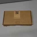 DN DECONATION Easter Bunny Decor Set, 2-Pcs Wooden Rabbit Figurines with Feather & Bead, Rustic Farmhouse Tabletop Centerpiece for Spring Mantel Shelf Home Office Indoor Decorations (Brown and White1)