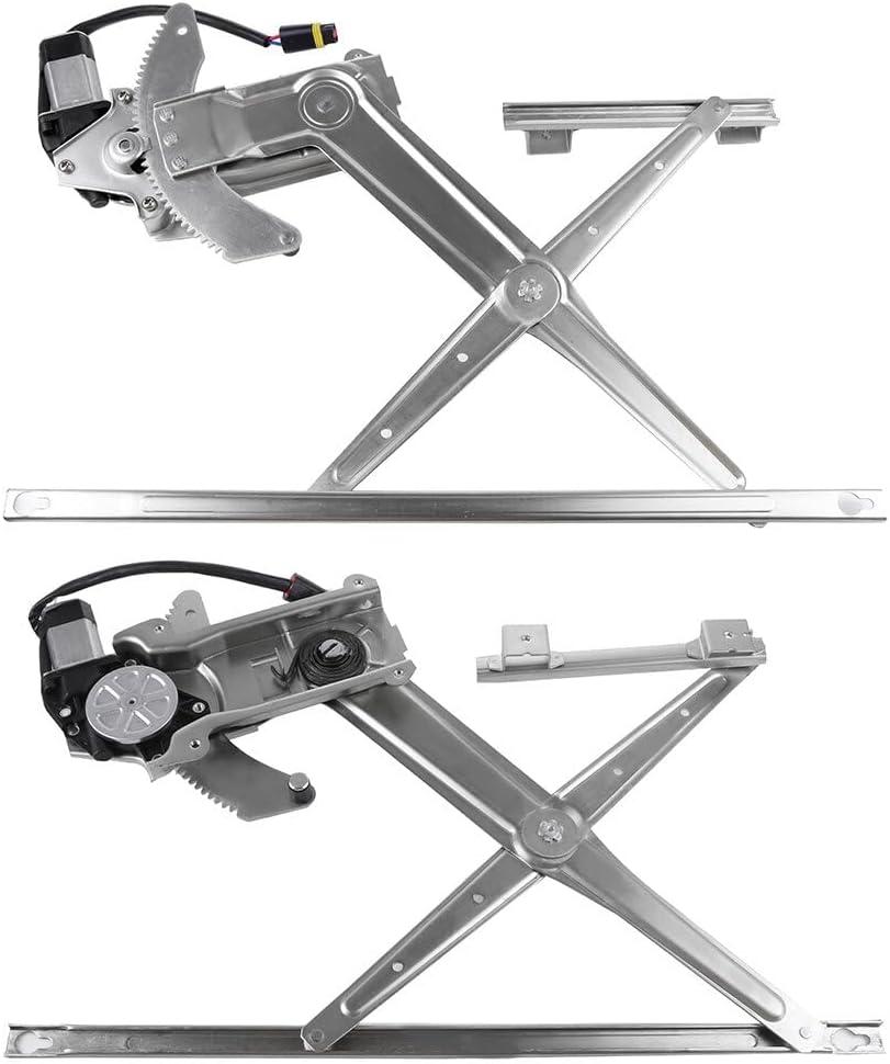 SCITOO Power Window Regulator and Motor fit for 1994 1995 1996 1997 1998 1999 2000 2001 for Dodge for Ram 1500 Front Left and Front Right Side 741-753