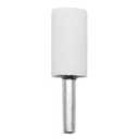 6 Pcs Grinding Stone 1/4" Shank 16mm Diameter Cylindrical Rotary Grinding Bits, Suitable for Metal Grinding and Polishing(White Corundum)