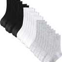 Pareberry 10 Pairs Boys Girls Soft Cotton Crew Dress Socks Seamless Toe School Socks