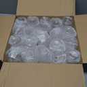 40 Pack 12oz Diamond Plastic Wine Glasses, Disposable Stemless Wine Cups - Shatterproof, Unbreakable & BPA-Free, Recyclable Drinkware for Wedding Reception, Birthday Party, New Year, Holidays & Events