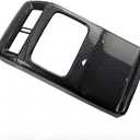 Compatible with Honda CR-V 2023 Rear-Row Air Condition Outlet Vent Anti-Kick Trim Cover Sticker Decals Accessories (Carbon Black)