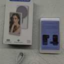 Wireless Selfie Screen for iPhone, Rear Back Camera Monitor for Selfie Vlog Live Stream,Magnetic Mount Connection with Remote Control, for iPhone Samsung Galaxy, and More (White, 4 inch)