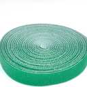 TFY Reusable Hook & Loop Fastening Tape,0.75 Inches x 180 Inches -Green