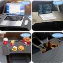 Car Desk for Tesla Model 3 Y, Foldable Tesla Desk for Laptop, Car Table Tray for Tesla Passenger Seat, Tesla Table Travel Tray for Kids, Food & Tablets, Tesla Tray Long Trip Essentials