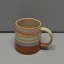Ceramic Coffee Mugs, 16oz, Large Capacity, Wide Bottom, Transmutation Glaze Craft, Handmade Pottery Mug, Tea Cups with Handle for Office/Home, Dishwasher and Microwave Safe (Orange)