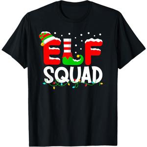 Elf Squad Christmas Matching Family Toddler Boy Girl Funny TShirt, M