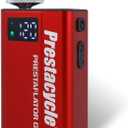 Prestacycle Prestaflator GO  Portable Digital Rechargeable Bicycle Tire Inflation Tool with Preset Pressure, Fast USB-C Charging & Durable Aluminum Case