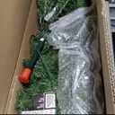 6.5 ft. North Valley Spruce Pencil Slim Artificial Christmas Tree with Clear Lights
