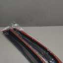 KPY Window Visor Compatible with Toyota Corolla Sedan & Chevrolet Prizm 1998-2002, Rain Guard Side Window Vent Deflectors Tape-On Style, 1998 1999 2000 2001 2002, Black