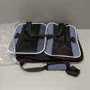 Petskd Top-Expandable Pet Carrier 17x11x9.5 Inches Alaska Airline Approved, Soft-Sided Carrier for Small Cats and Dogs with Locking Safety Zippers and Anti-Scratch Mesh(Blue)