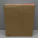 Costravio Vinyl Record Storage Record Holder Display Box Album Storage Moving Boxes Holds 30+ Valuable Records 7/10/12 Inch Record Crates Vinyl Organizer for Journey White