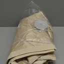 KEPARPCN Thermal Insulated Curtain Storm Wind Insulation Curtian Temporary Door Anti Energy Loss Reduce Noise Door Window Shade for Garage Patio Kitchen, 34W x 80L Inch, Cappuccino, 1 Panel