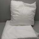 Foamma 6" x 28" x 28" Cushion and 24" x 24" Pillow Insert Set, High Density Upholstery Foam Cushion, Microfiber Polyester Filled Pillow Insert, Cover Not Included