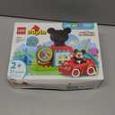 LEGO DUPLO Disney Mickey Mouse Clubhouse & Car Building Kit - Color Sorting Sensory Toy with Spinning Wheel - Toy for Toddlers, Girls, and Boys, Ages 2+ - Birthday Gift for Preschoolers - 10454