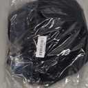 LILLUSORY Women's Long Sleeve Pajama Set - Soft Button-Down Top & Comfortable Drawstring Pants with Pockets (Medium, Black)