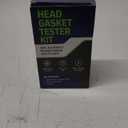 Head Gasket Tester Kit - Over 100 Tests, All in One Blown Head Gasket Test Kit, Includes 8oz Coolant Tester Fluid & Universal Radiator Adapter, Combustion Leak Check for Cars and Trucks