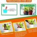 TKSCUSR Plant Self-Watering Stakes-15 Pack Terracotta Automatic Plant Waterer Devices Auto-Water Irrigation System for Indoor/Outdoor Plants