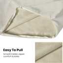 2 x CXMEIFLY Christmas Pillow Covers 16x16 Inch Set of 2 Cream Black Christmas Tree Snowflakes Decor Throw Pillows Winter Xmas Holiday Outdoor Cushion Cases for Couch Bed Decorations