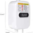 Electric Shower Head Tankless Water Heater Thermostatic Shower Head Set Temperature Adjustable Home Bathroom Waterproof Instant Water Heating Machine