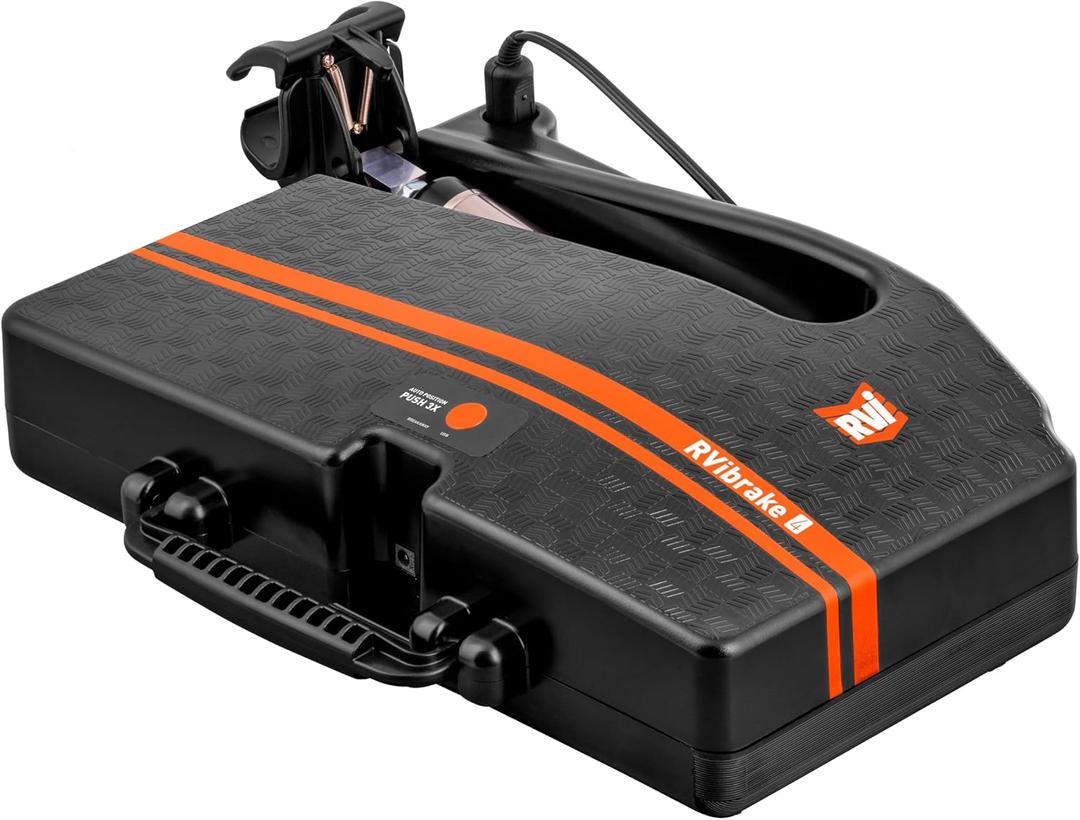 CURT 52202 RVibrake 4 Portable Flat Tow Brake System