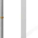 3ft Tall (1 Post) Fence Finishing Post for WamBam Newport No Dig White Picket Fence, Easy Install Outdoor Fence for Backyard or Patio, Outdoor Fencing, No Dig Fence Panels, ZP19003