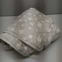 Baby Blanket for Boys and Girls, Soft Cozy Toddler Comforter Quilted with Grey Star Print, Ultra Soft and Comfortable Down Alternative Crib Comforter, 39x47 Inches