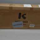 KENSONE 40"/48" Foldable Mini Trampoline, Indoor Trampoline for Kids, Adults Indoor/Garden Workout, Fitness Rebounder with Adjustable Foam Handle, Max Load 330/450 lbs (Black)