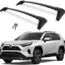 260LBS Heavy Duty Roof Rack Crossbars for 2019-2025 RAV4 (NOT for Adventurer and TRD Off-Road) with Anti-Theft Lock, Aluminum Cross Bars Rooftop Luggage Kayaks Bicycles Snowboard Canoe Carrier