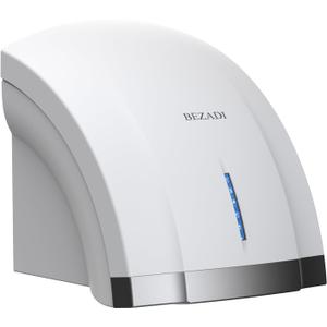 1800W High-Speed Hand Dryer, Automatic Hot & Cold Airflow, Wall Mounted, Compact Commercial Hand Dryer for Home, Industry, Bathroom - 110V, White, ABS 1800W High-Speed Hand Dryer, Automatic Hot & Cold Airflow, Wall Mounted, Compact Commercial Hand Dryer for Home, Industry, Bathroom - 110V, White, ABS