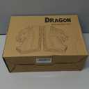 Dragon Bookends Cute Dragon Decor for Shelves Bookshelf Decorative Objects Home Office Desk Bookshelf Decor Dragon Lover Gifts for Women (Bronze)