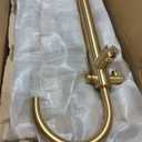 Moen Cia Brushed Gold One Handle Freestanding Floor Mount Tub Filler with Handshower, 615BG