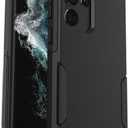 OtterBox Galaxy S22 Ultra Commuter Series Case - Black, Slim & Tough, Pocket-Friendly, with Port Protection