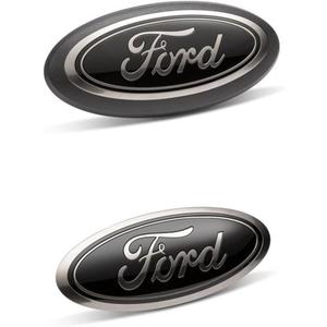Ford 2018-2023 F-150 Front Grille and Rear Tailgate Black Appearance Emblem Kit M-1447-F15B