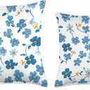 Forget-Me-Not Cute Flower Pattern Throw Pillow