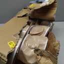 Wellmet Small Chandelier Lamp Shades Brown Set of 6, Rustic Style Linen Drum Shades for Wall Lamp, Hardback Clip on Lamp Shades for E12 Candle Bulbs, 5.5"x 5.5" x 5"