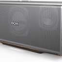DOSS SoundBox Ultra Bluetooth Speaker with 2.1 Channel Audio, 80W Superior Sound with Deep Bass, Two DSP Technologies, 18H Playtime, BT 5.3, Wireless for Home, Office, Livingroom-Grey